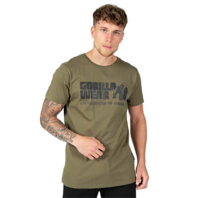Classic T-Shirt, army green, Gorilla Wear
