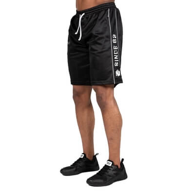 Functional Mesh Shorts, svart/vit, Gorilla Wear