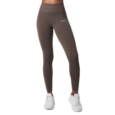 Ribbed Define Seamless Tights, dark sand, ICANIWILL
