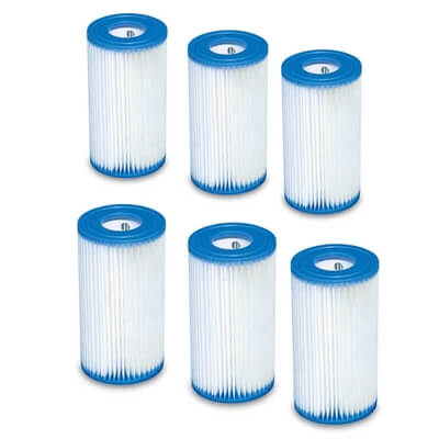 Poolfilter A, 6-Pack, Intex 