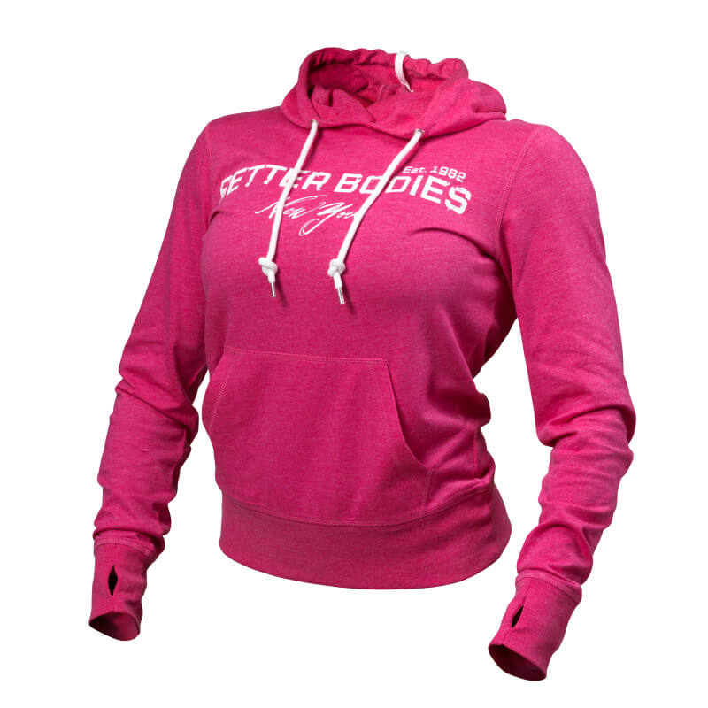 Kolla in N.Y Hood Sweater, pink melange, Better Bodies hos SportGymButiken.se