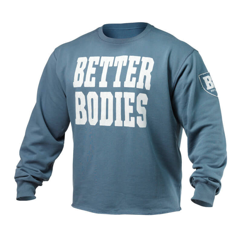 Kolla in Big Print Sweatshirt, ocean blue, Better Bodies hos SportGymButiken.se