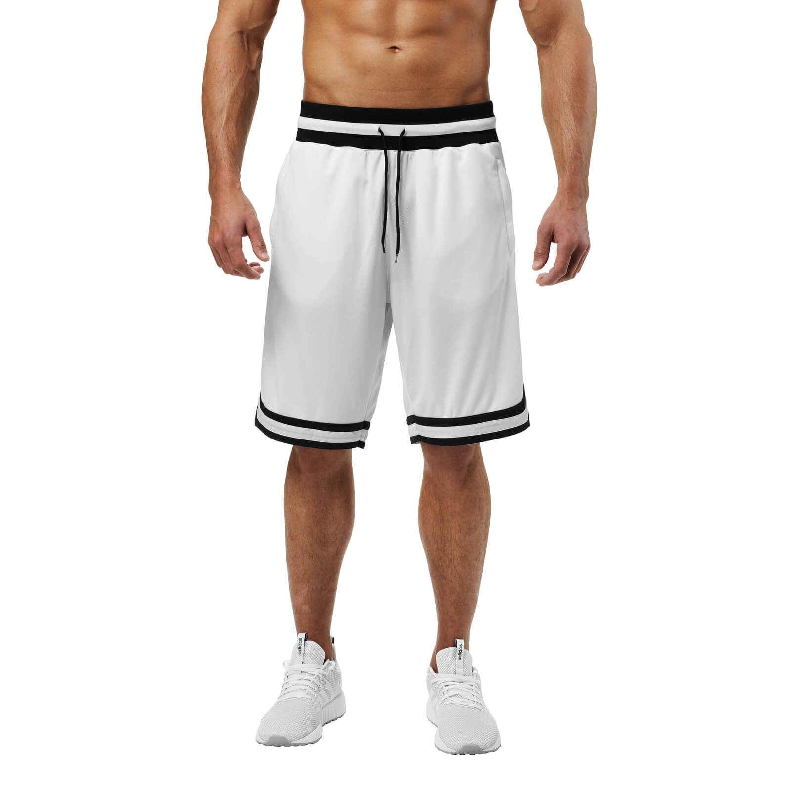 Kolla in Harlem Shorts, white, Better Bodies hos SportGymButiken.se