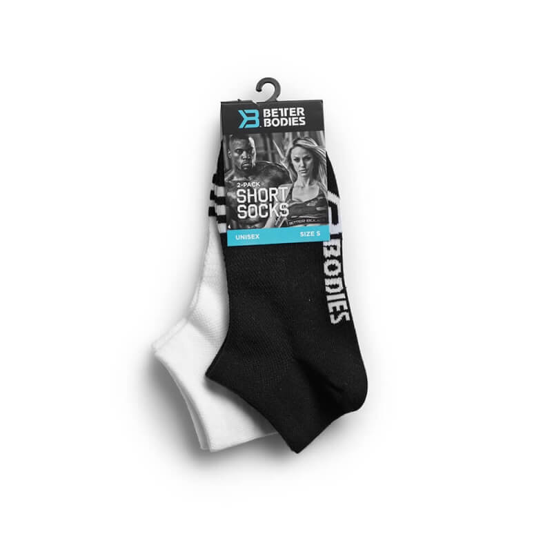 Kolla in Short Socks, black/white, Better Bodies hos SportGymButiken.se