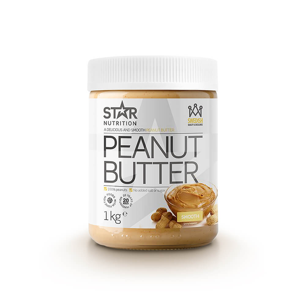 Kolla Peanut Butter, 1 kg, Star Nutrition hos SportGymButiken.se