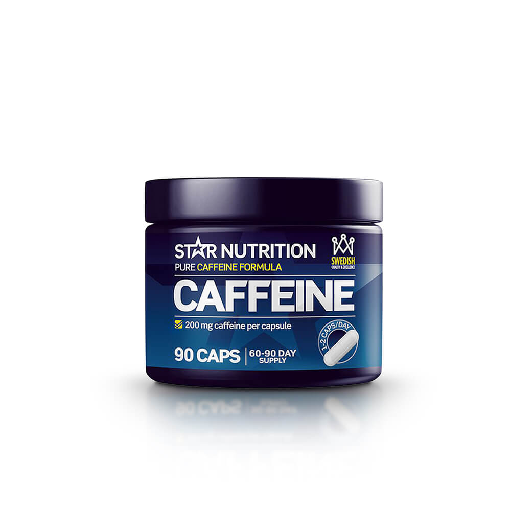 Kolla Caffeine 200 mg, 90 kapslar, Star Nutrition hos SportGymButiken.se