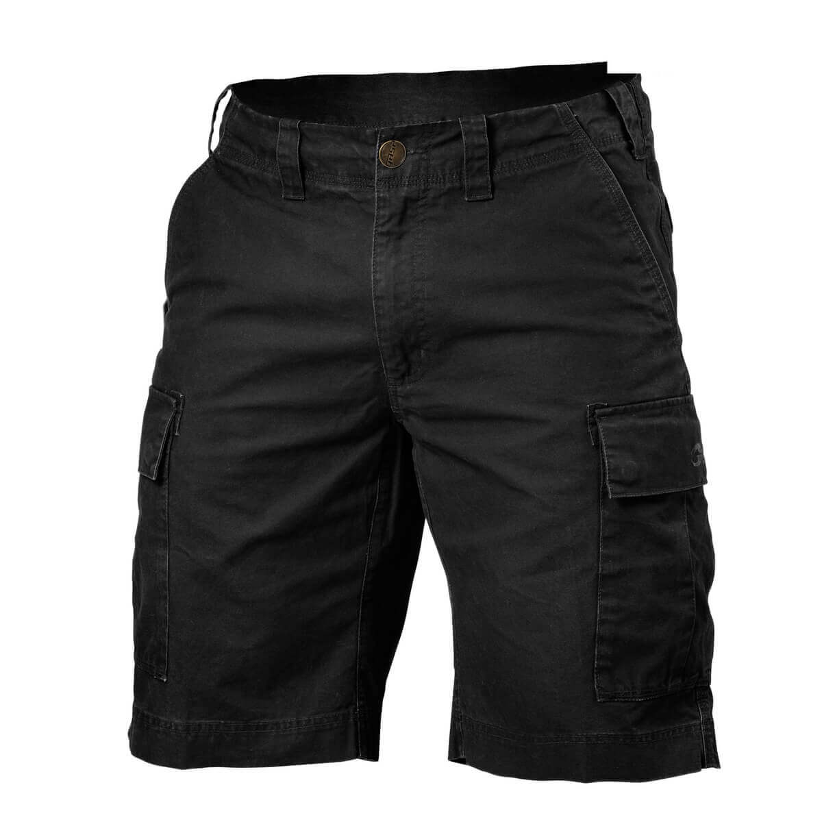 Kolla in Rough Cargo Shorts, wash black, GASP hos SportGymButiken.se
