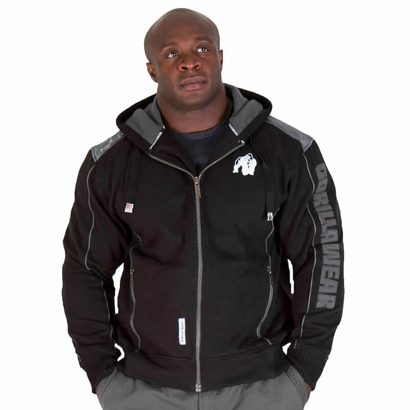 Kolla in 82 Jacket, black, Gorilla Wear hos SportGymButiken.se