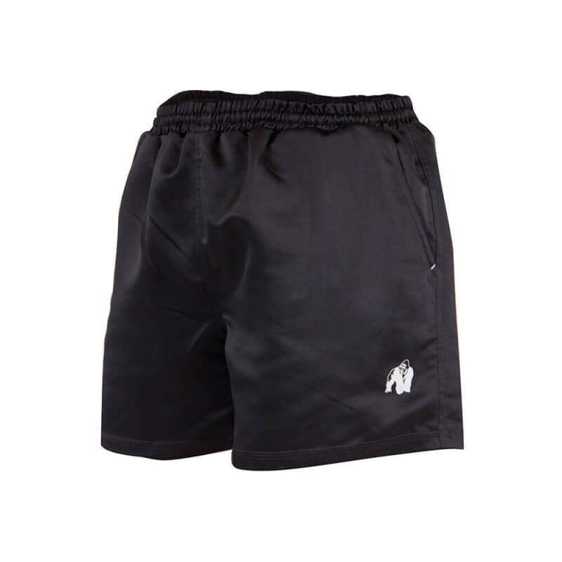 Kolla in Miami Shorts, black, Gorilla Wear hos SportGymButiken.se