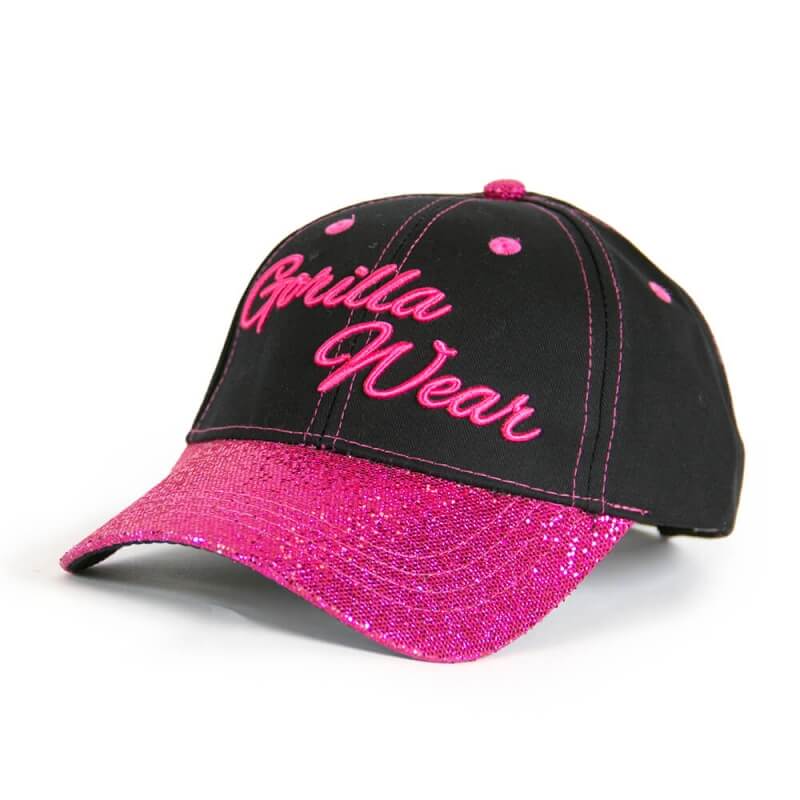 Kolla in Louisiana Glitter Cap, black/pink, Gorilla Wear hos SportGymButiken.se