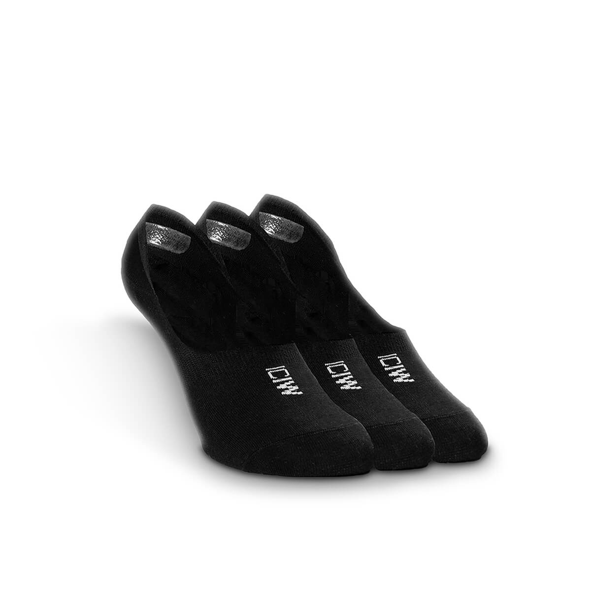 Kolla Invisible Socks 3-pack, black, ICANIWILL hos SportGymButiken.se