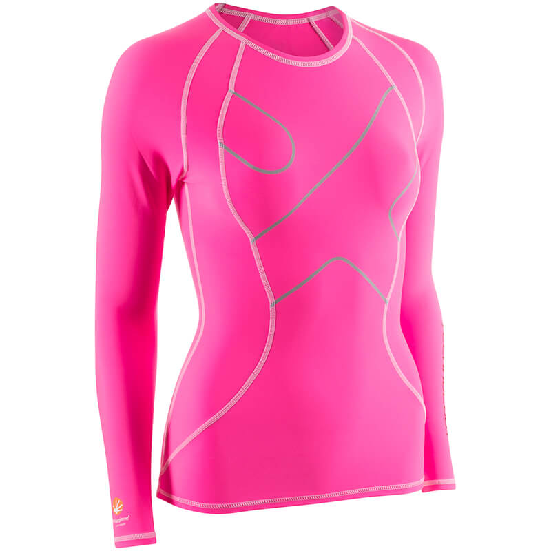 Kolla in Ladies High Compression, Long Sleeve, knockout pink, MXDC hos SportGymB