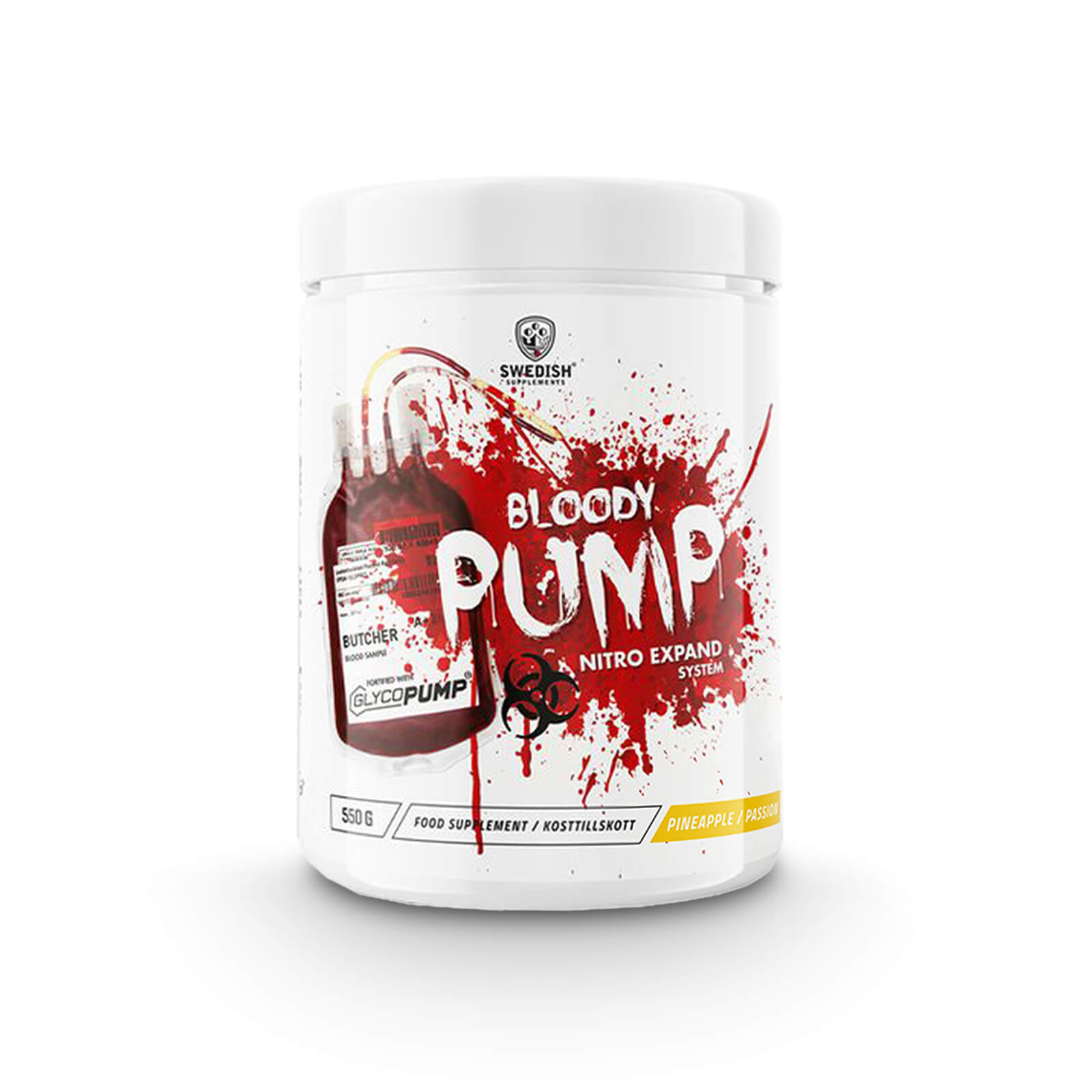 Kolla Bloody Pump, 550 g, Swedish Supplements hos SportGymButiken.se