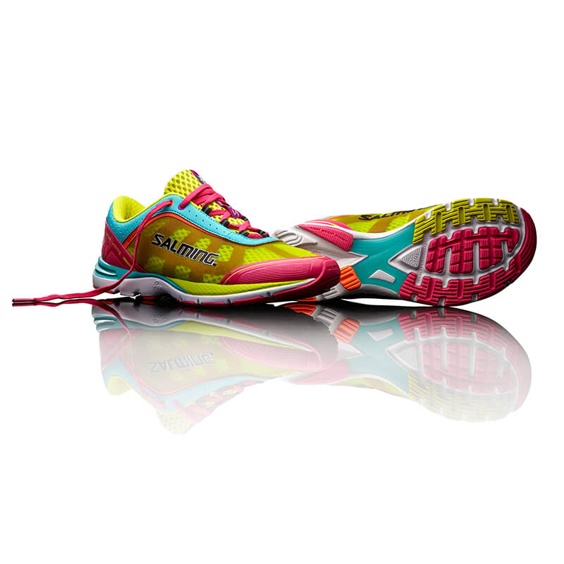 Distance 3 Women, pink glo/turquoise, Salming Sports