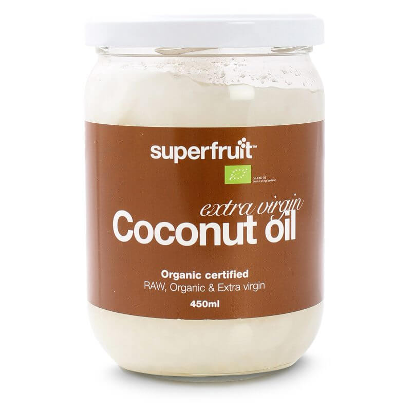 Kolla in Extra Virgin Coconut Oil, Superfruit, 450 ml hos SportGymButiken.se
