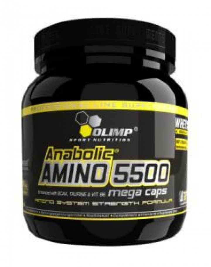 Kolla in Anabolic Amino 5500 Mega, 400 kapslar, Olimp hos SportGymButiken.se
