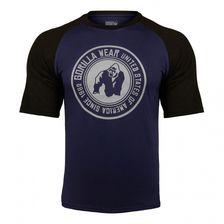 Kolla in Texas T-Shirt, navy/black, Gorilla Wear hos SportGymButiken.se