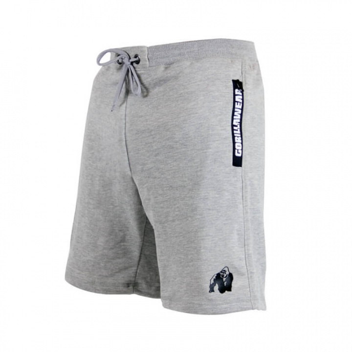 Kolla in Pittsburgh Sweat Shorts, grey, Gorilla Wear hos SportGymButiken.se