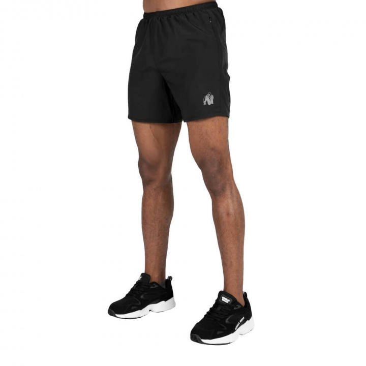 San Diego Shorts, black, Gorilla Wear i gruppen Herrkläder / Byxor & Tights / Träningsshorts hos Sportgymbutiken.se (GW-91004-900r)