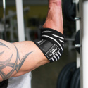 Elbow Wraps Pro, 1.3 cm, black/white, C.P. Sports