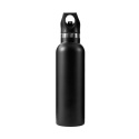 Stainless Steel Water Bottle 600ml, black, ICANIWILL